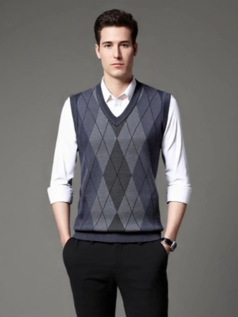 Gilet en Maille Essentiel Académique