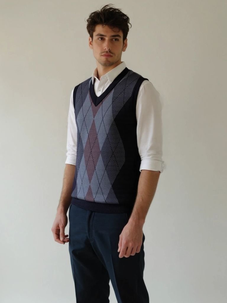 Gilet en Maille Essentiel Académique