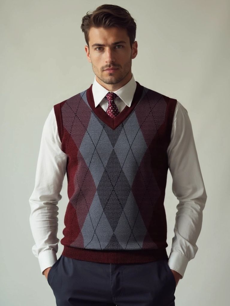 Gilet en Maille Essentiel Académique