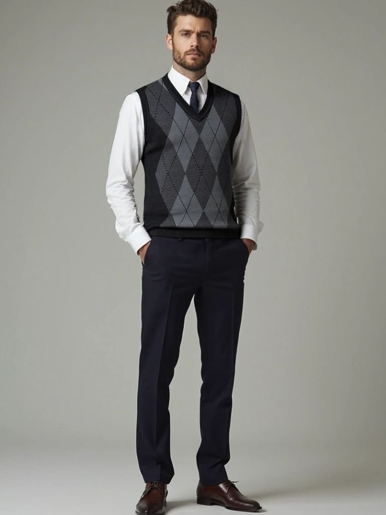 Gilet en Maille Essentiel Académique