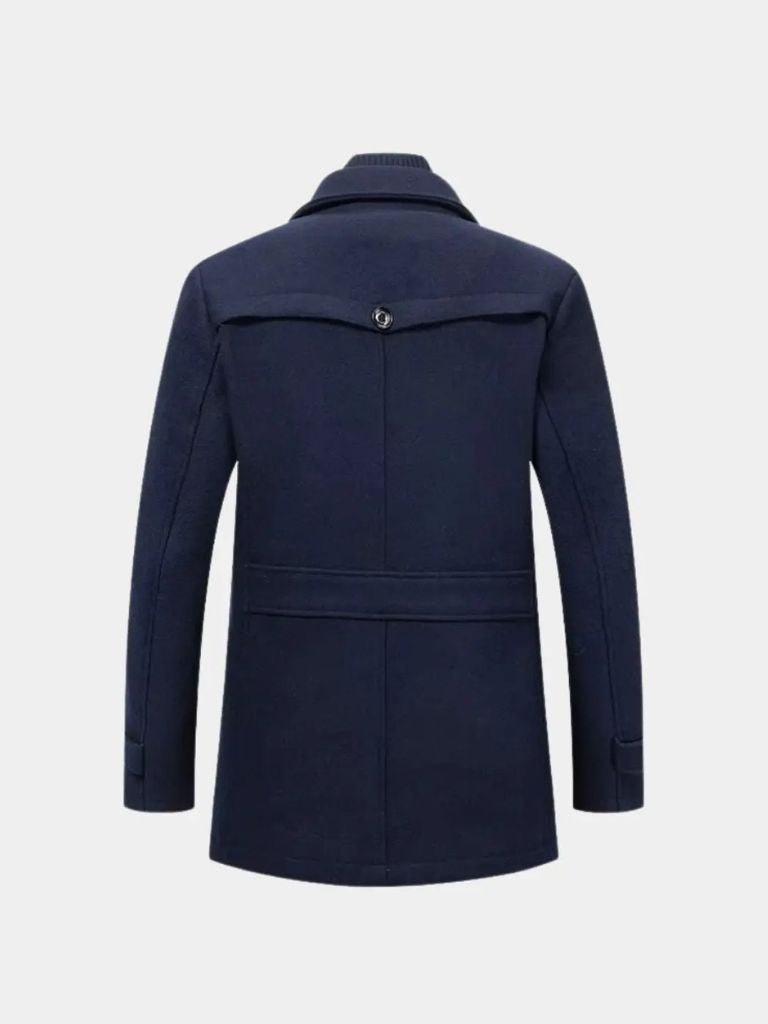 Pardessus Noir en Laine – Aristocratic
