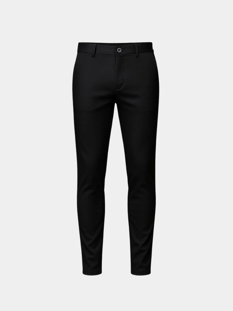 Pantalon Minimaliste Droit en Fibre de Bambou