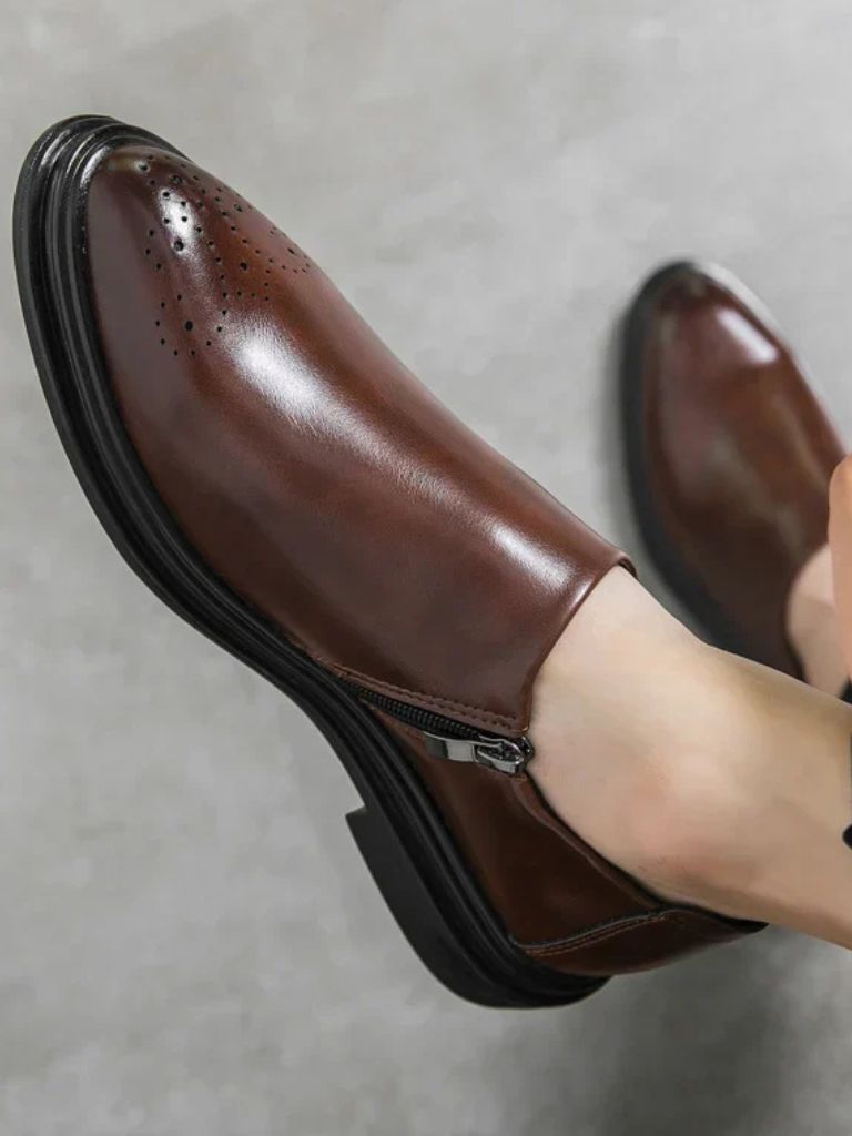 Mocassins en cuir Brun Prestige
