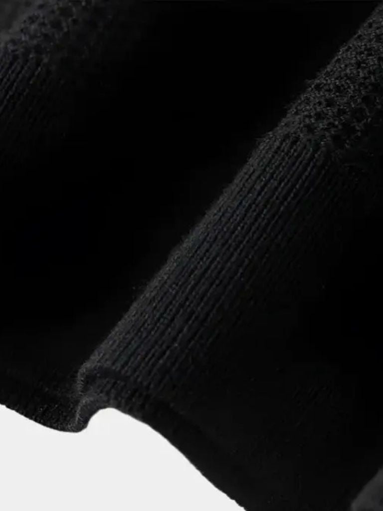 Polo tricoté sans boutons