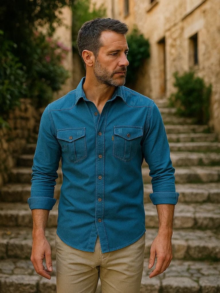 Chemise casual homme moderne
