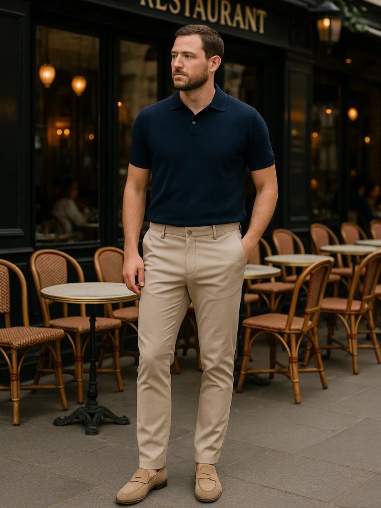 Pantalon Slim Décontracté