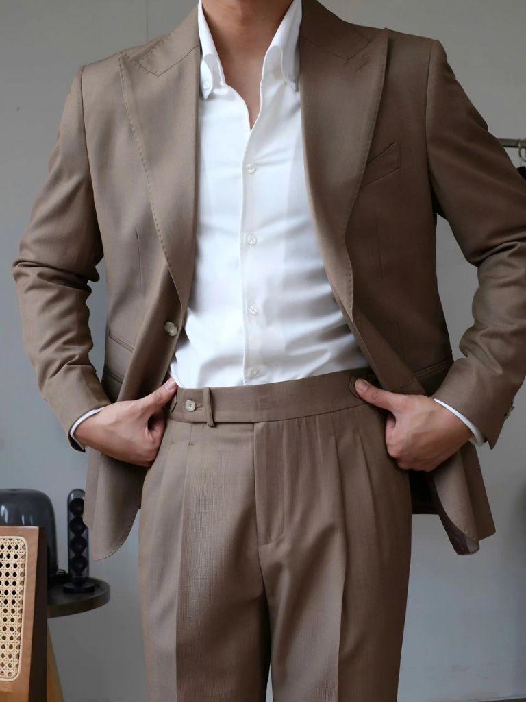 Pantalon Classique Genova à Pattes Latérales