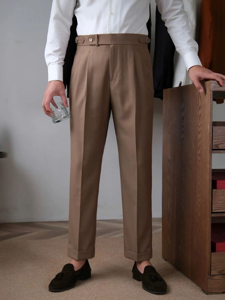 Pantalon Classique Genova à Pattes Latérales
