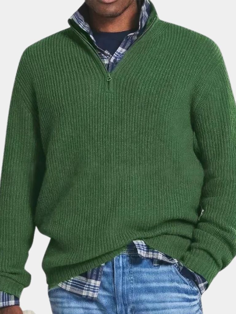 Pull Demi-Zip Highland Classique