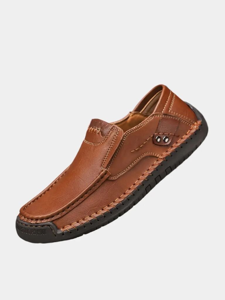 Mocassins en cuir confortables
