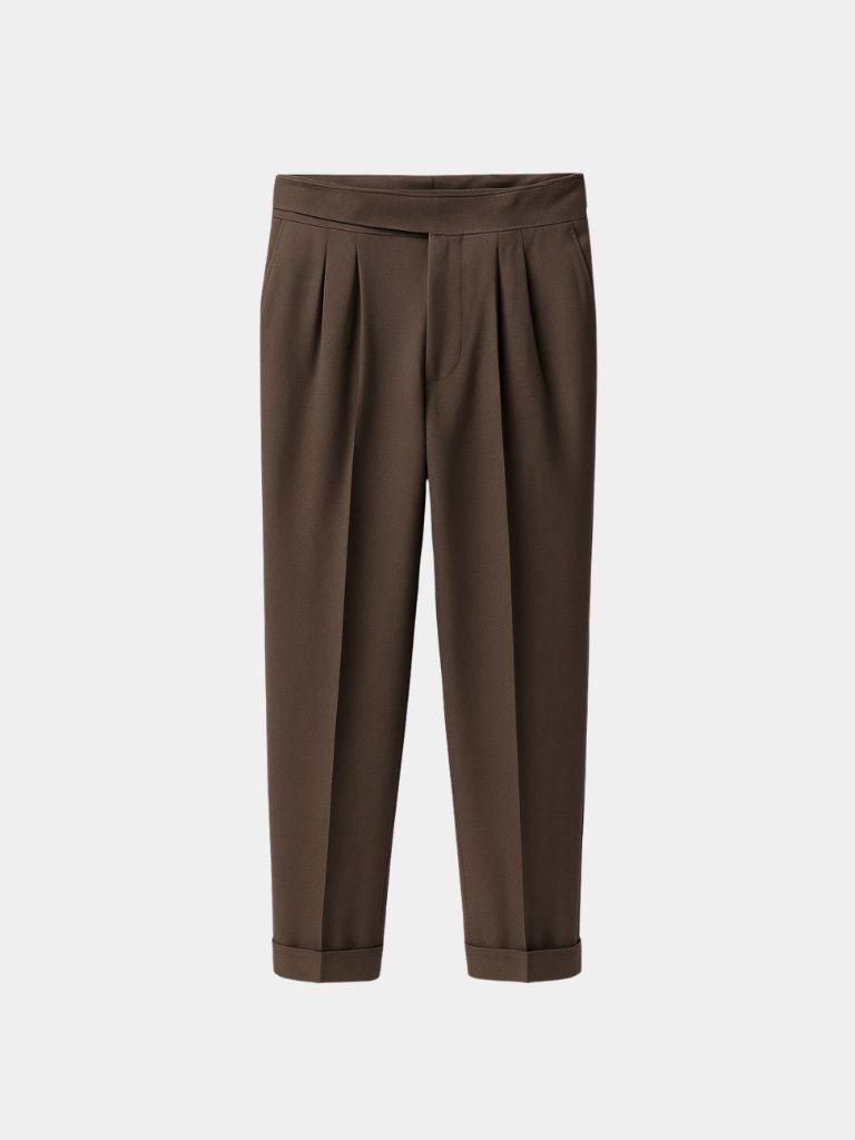 Pantalon Élégant en Velours Côtelé