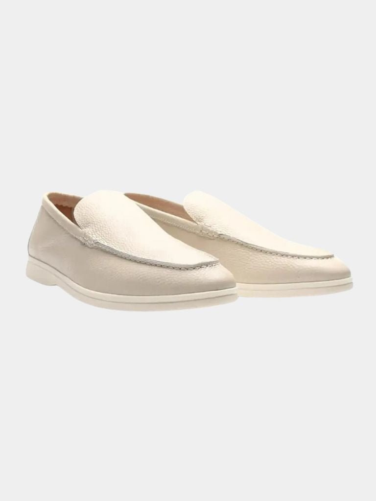 Mocassins en cuir de vachette