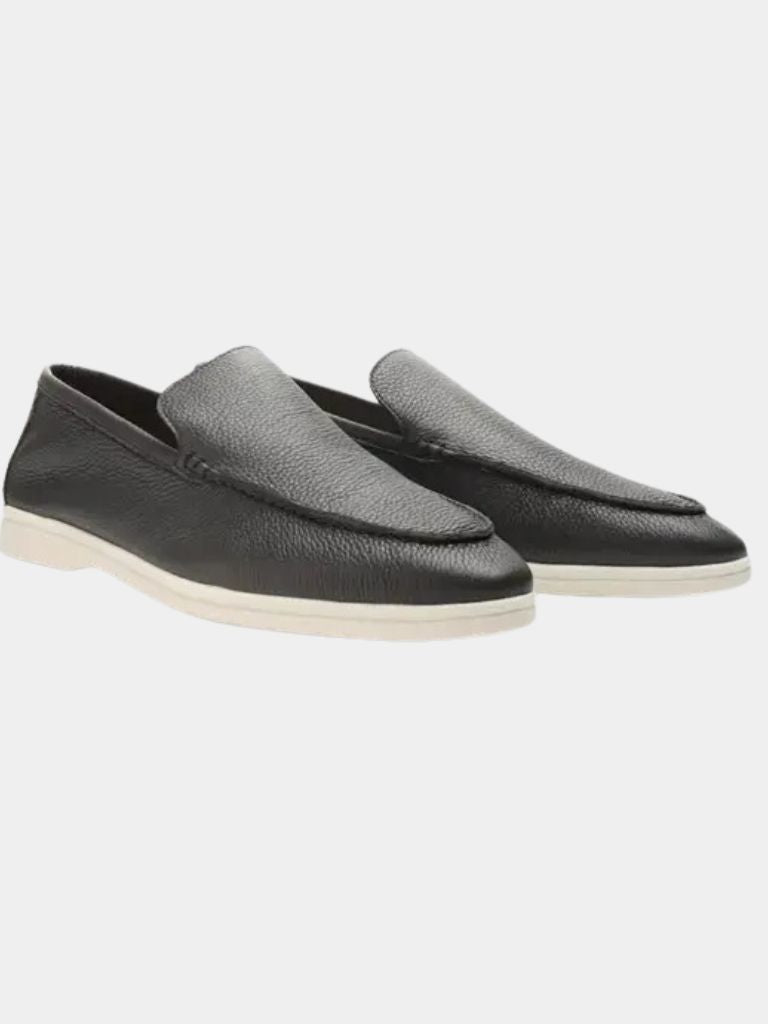 Mocassins en cuir de vachette