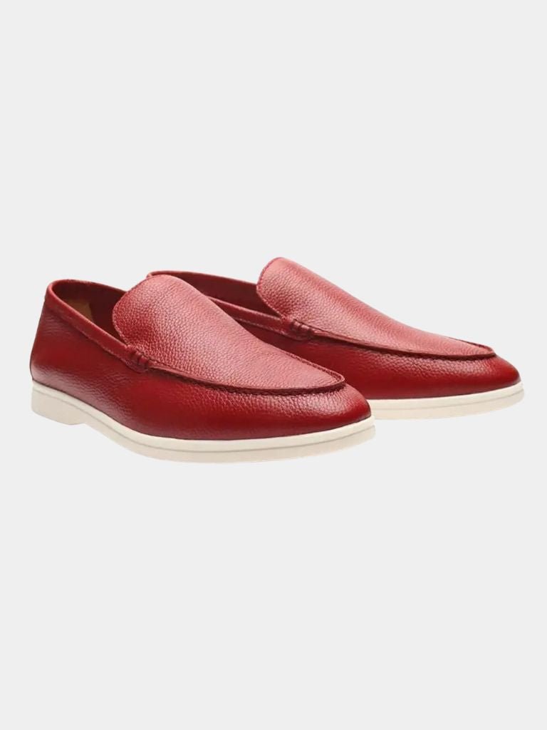 Mocassins en cuir de vachette