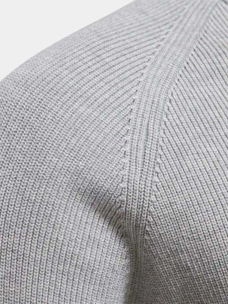 Pull Élégant à Quart de Zip
