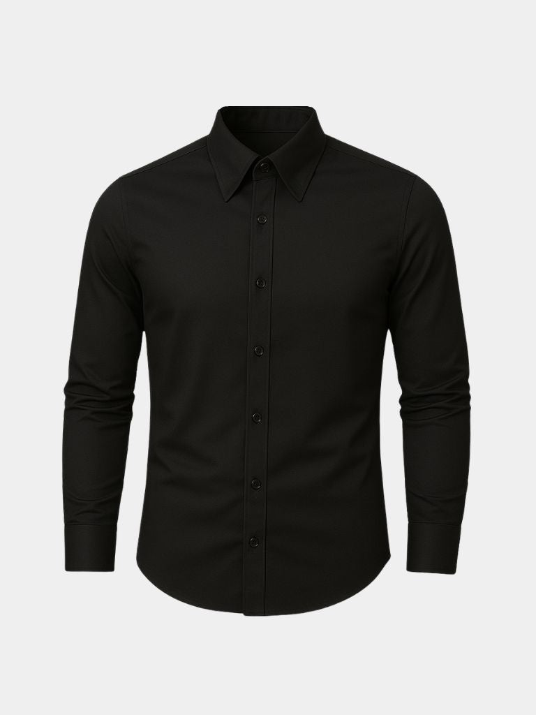 Chemise élégante col spearpoint