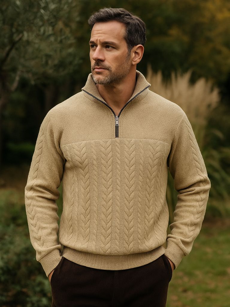 Pull Demi-Zip Henry Essentiel