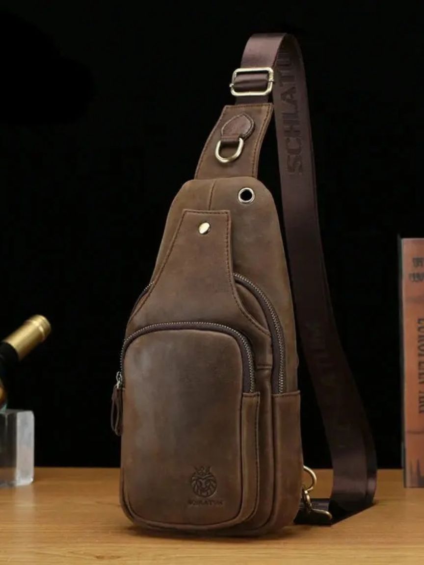 Sacoche en cuir essentielle