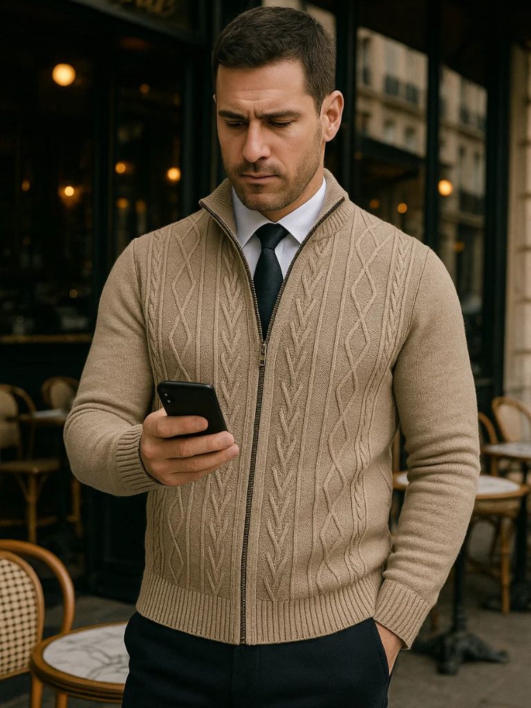 Pull Maille Old Money Essentiel