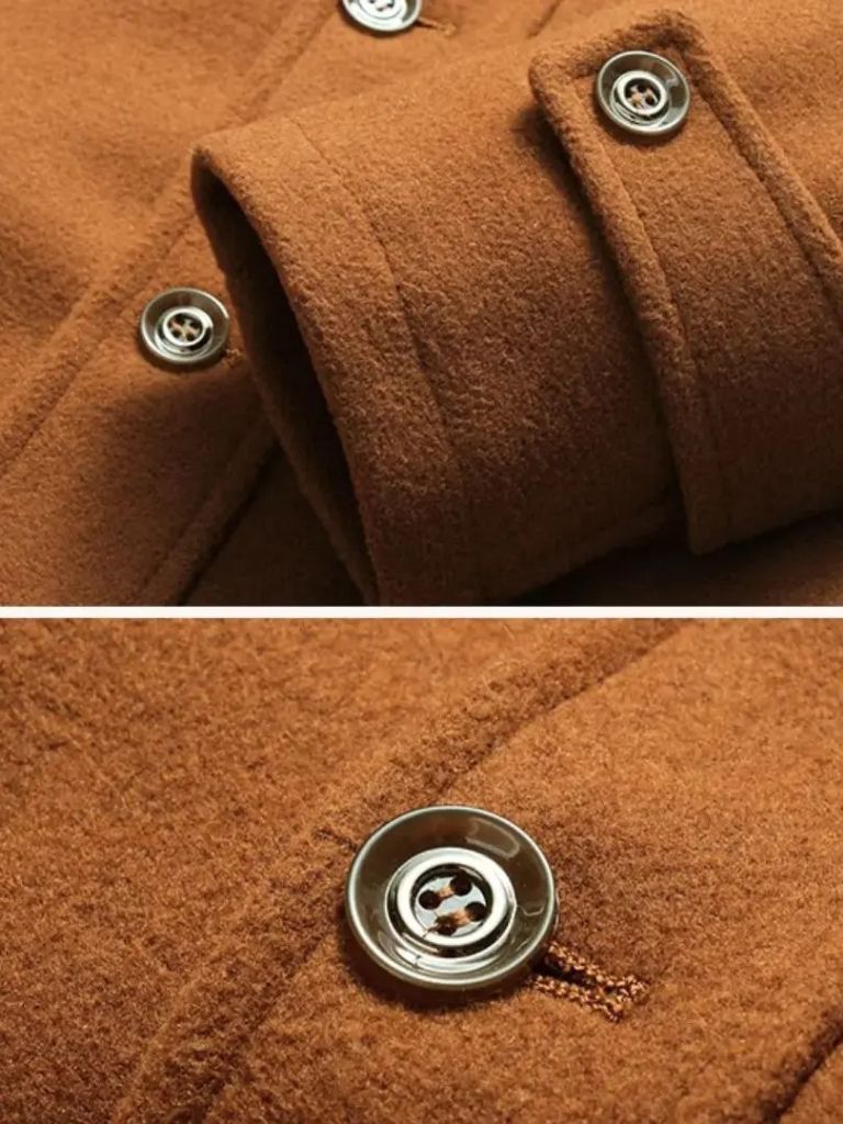 Manteau Essentiel en Laine Mélangée