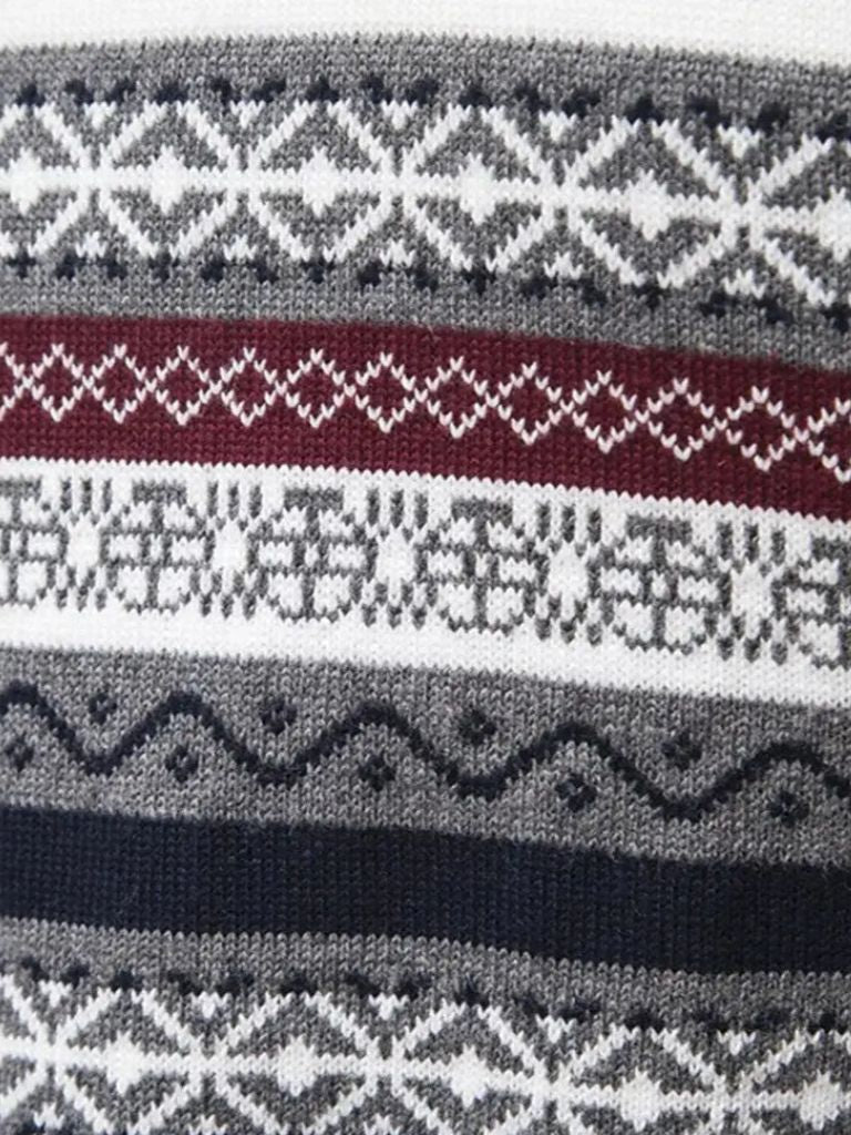 Pull en Maille à Demi-Fermeture Éclair