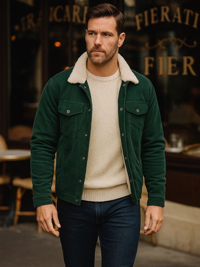 Veste Heritage Velours Sherpa