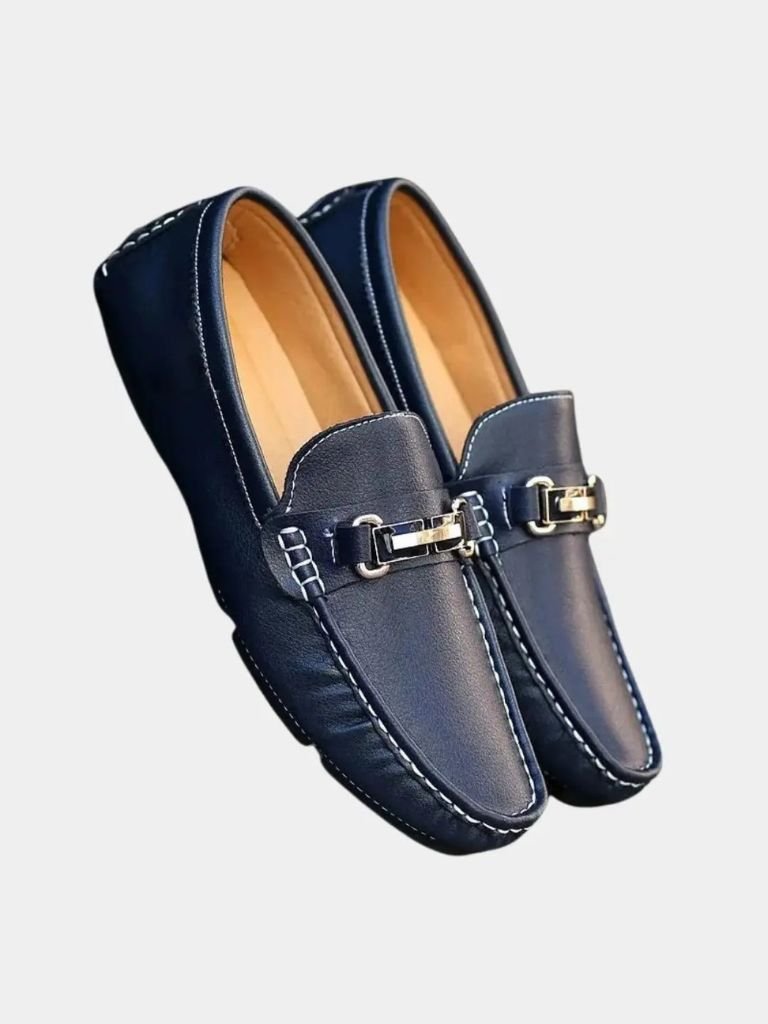 Mocassins en cuir design italien