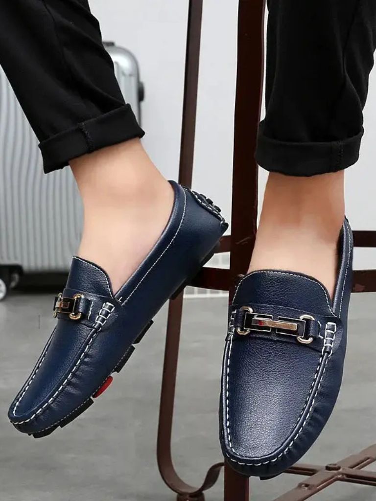 Mocassins en cuir design italien