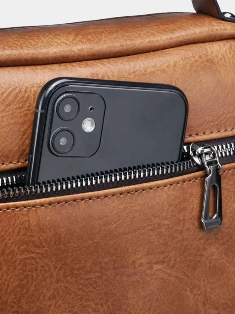 Sacoche en cuir crossbody