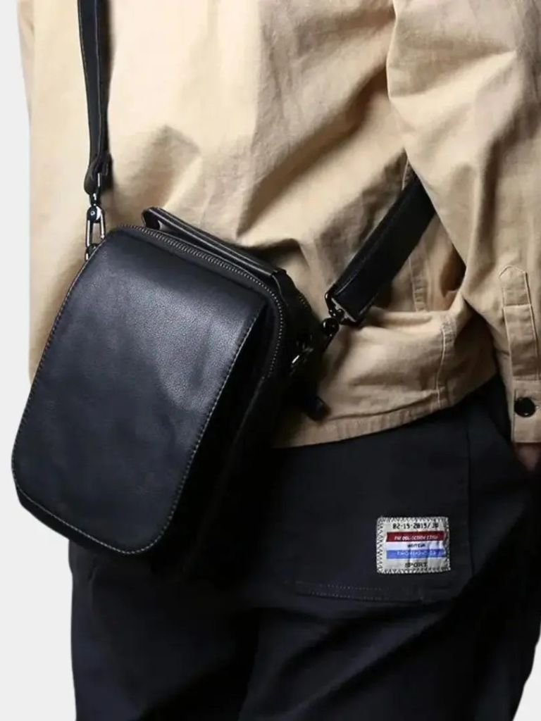 Sacoche en cuir pour homme