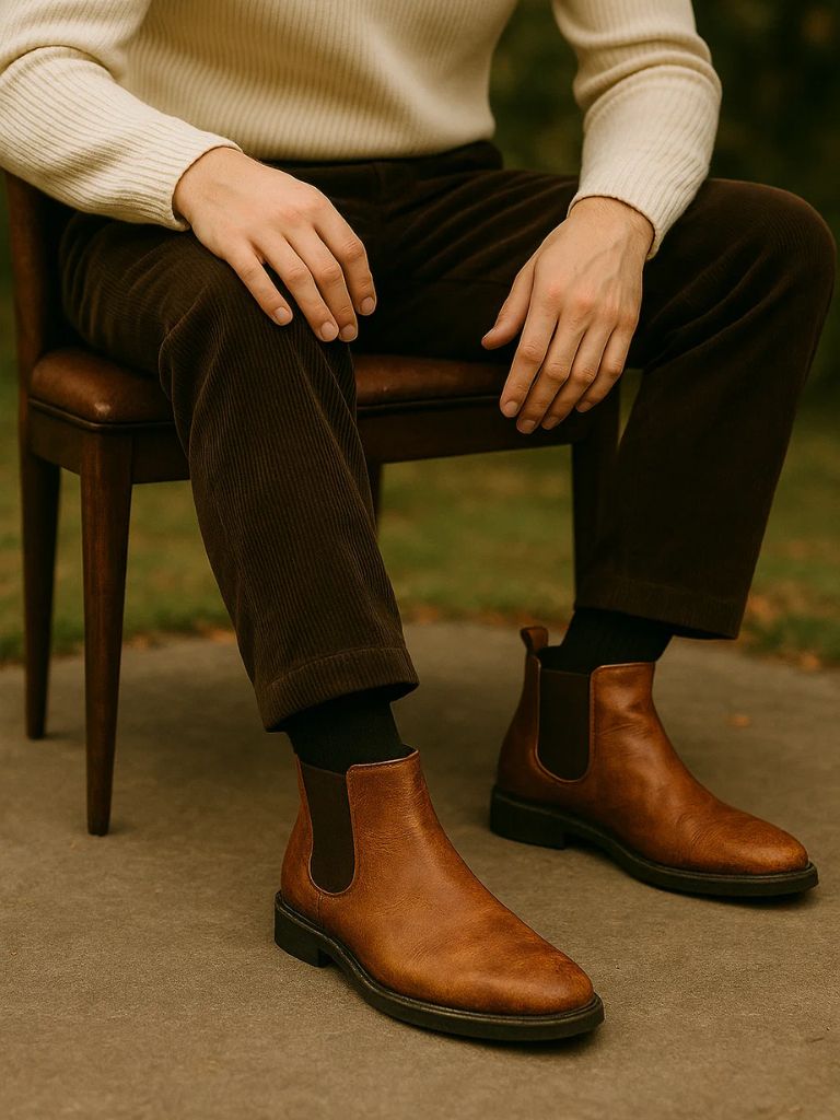 Bottines Chelsea Maple Ash