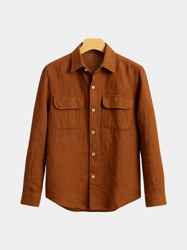 Chemise minimaliste à manches longues