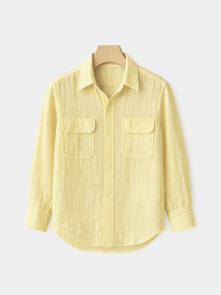 Chemise minimaliste à manches longues