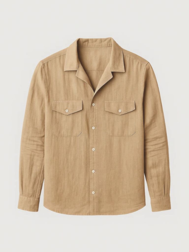Chemise Old Money à manches longues
