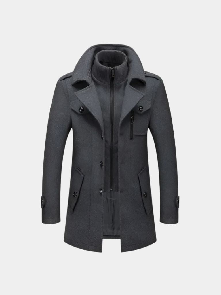 Manteau d’Hiver Old Money Deux Pièces