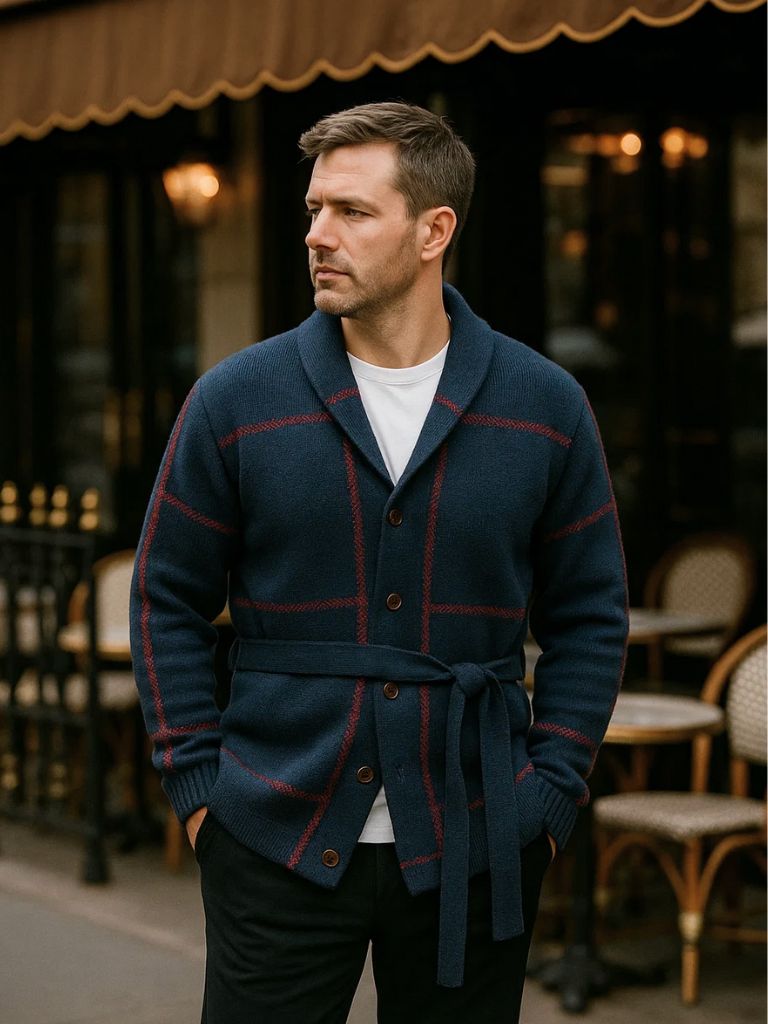 Manteau Pull Ceinturé – Rome