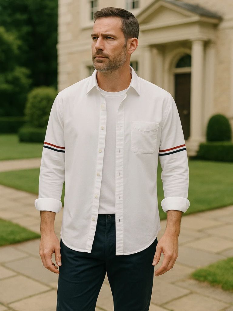 Chemise en lin Saint Crew