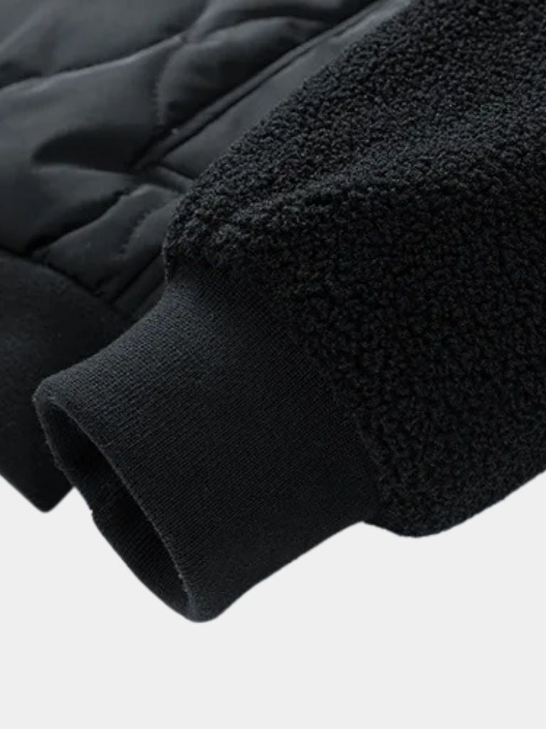 Bomber Matelassé Manches Sherpa