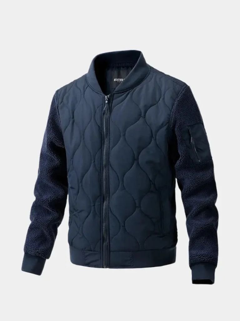 Bomber Matelassé Manches Sherpa