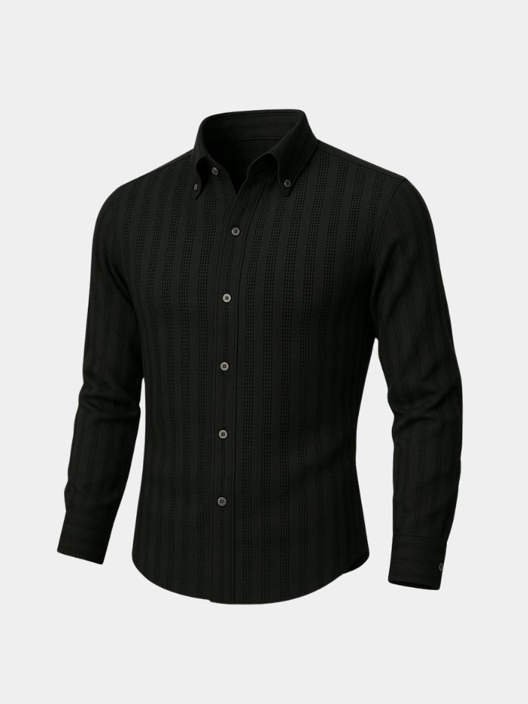 Chemise seersucker à rayures
