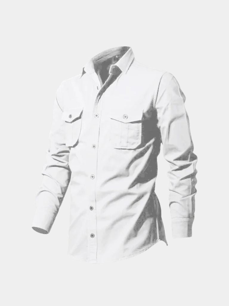 Chemise vintage à manches longues