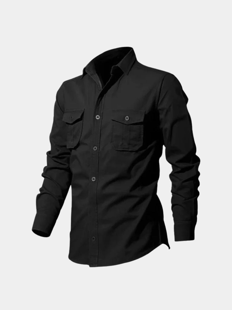 Chemise vintage à manches longues