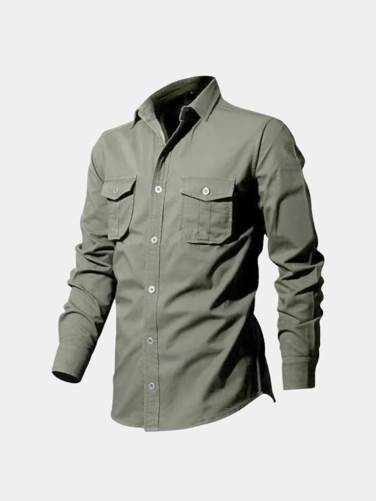 Chemise vintage à manches longues