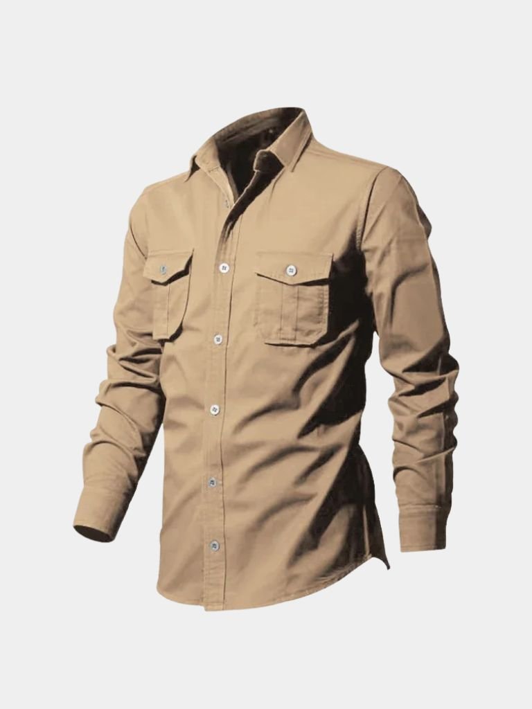 Chemise vintage à manches longues