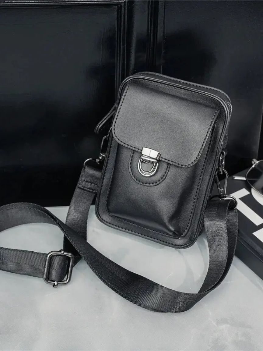 Mini sacoche vintage en cuir bandoulière