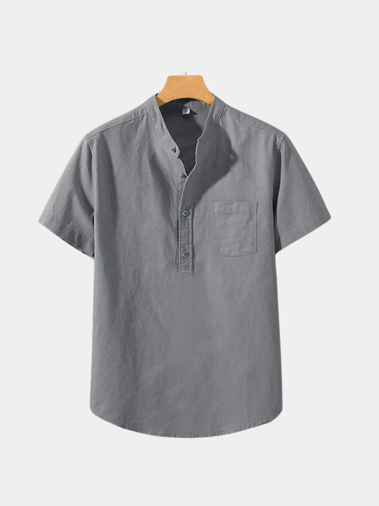 T-shirt en lin blanc Wellspring