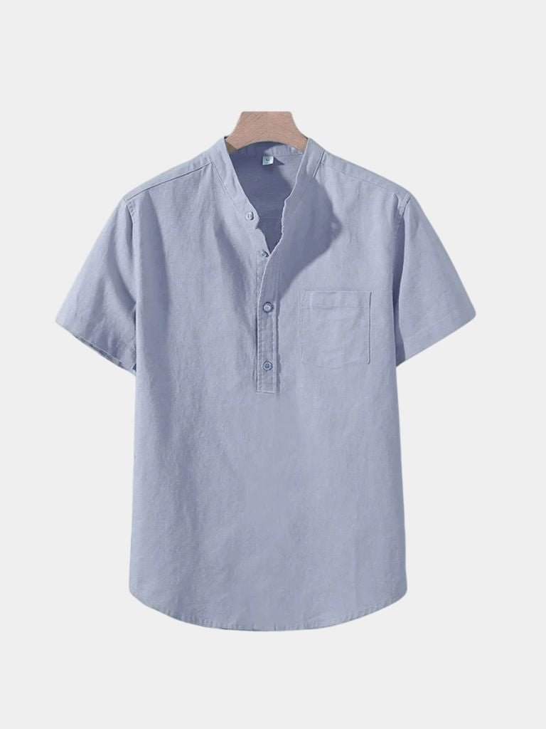 T-shirt en lin blanc Wellspring