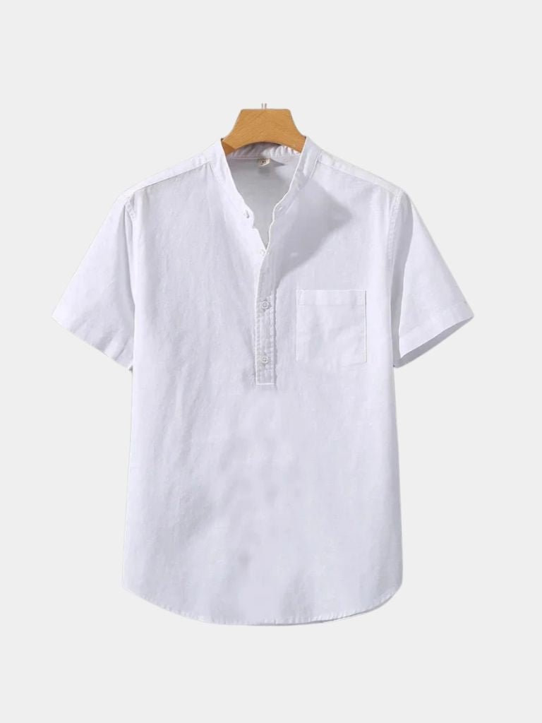 T-shirt en lin blanc Wellspring