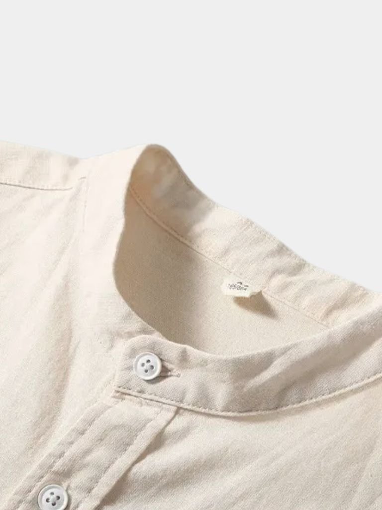T-shirt en lin blanc Wellspring